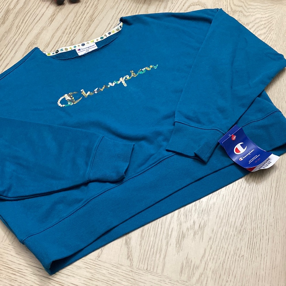 Champion Crop Top Sweatshirt